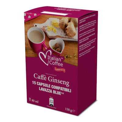 ITALIAN COFFEE CAFFÈ GINSENG X 15 BLUE (10)