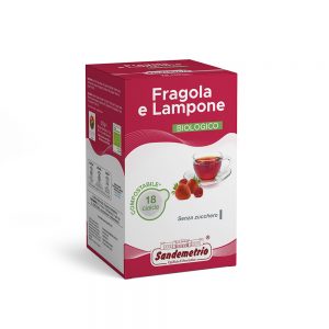(-50% OFF-SCA) SANDEMETRIO FRAGOLA E LAMPONE X 18 CIALDA (15) * PRODOTTO A BREVISSIMA SCADENZA